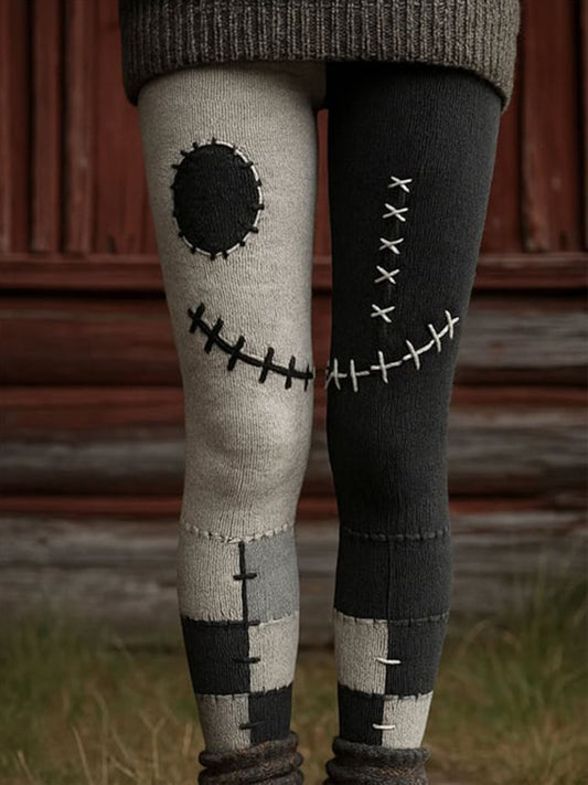 Femmes Halloween Grimace Imprimer Leggings