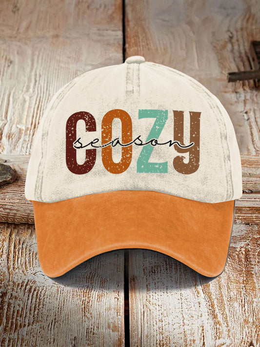 Casquette imprimée Cozy Season Design Unisexe