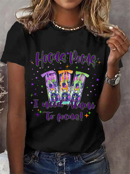 T-shirt décontracté Hocus Pocus I Need Alani To Focus pour femme