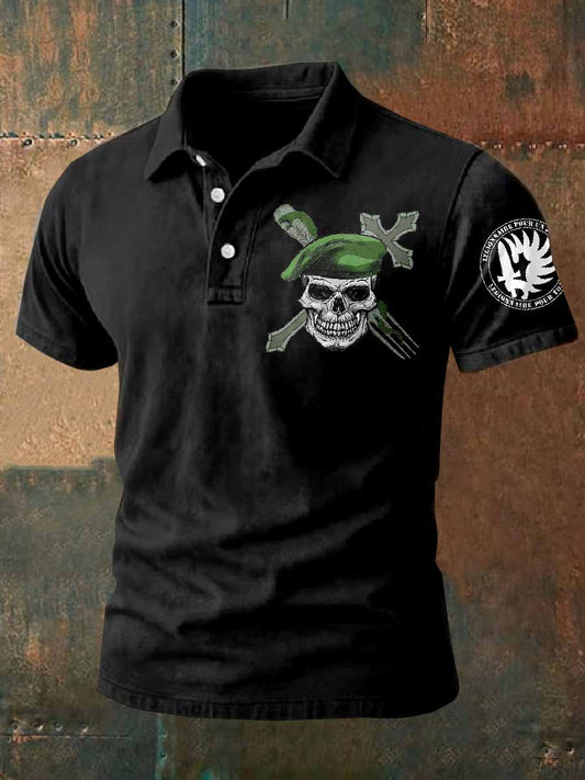 Polo Vintage Légion Étrangère Homme Imprimé