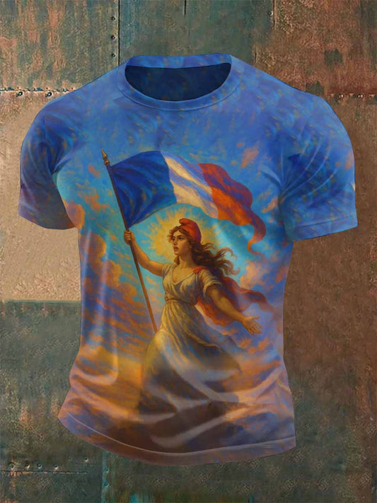 T-Shirt À Manches Courtes Vintage Marianna Pour Homme