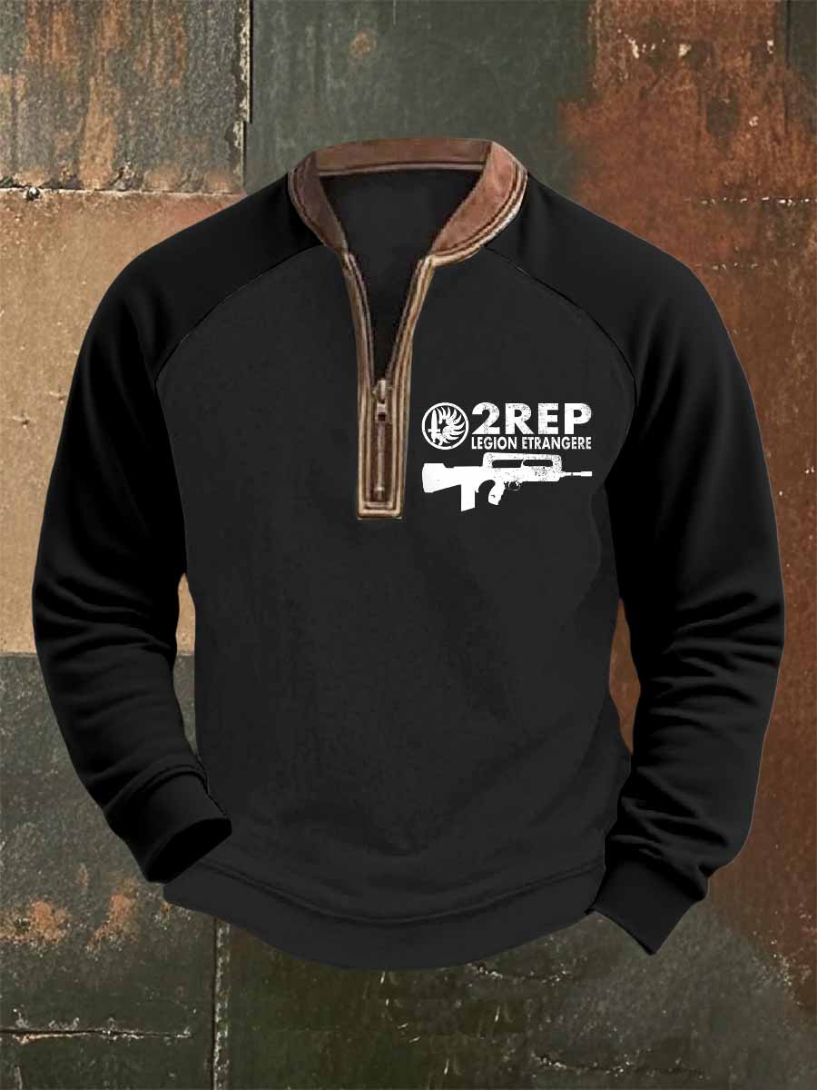 Vintage Légion Étrangère Imprimé Hoodies