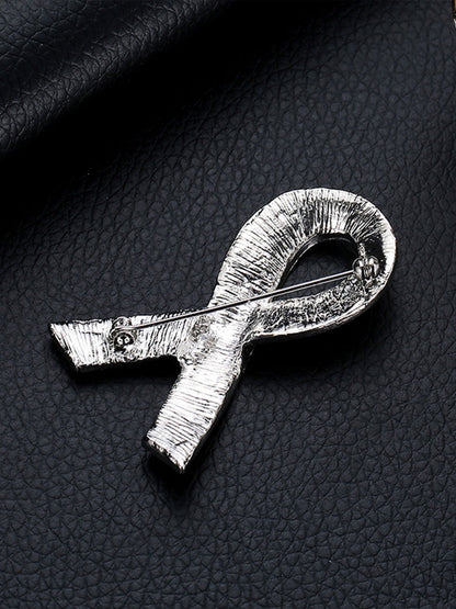 Broche rose cancer du sein pour femme