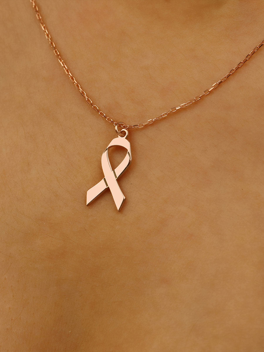 Collier cancer du sein pour femme