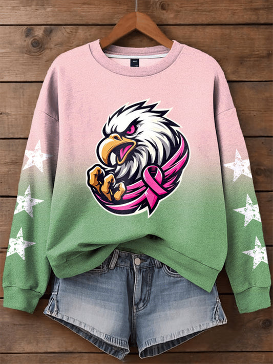 Mois de la sensibilisation au cancer du sein des femmes Football Fans Sweatshirt
