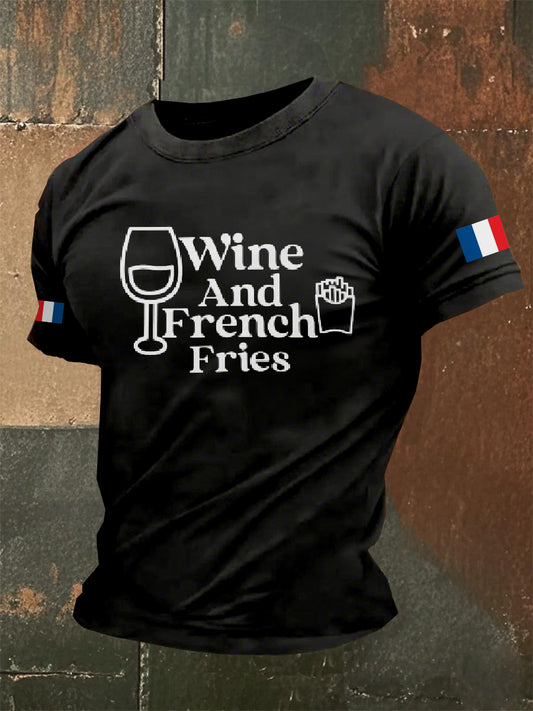 T-Shirt Vintage Imprimé Homme