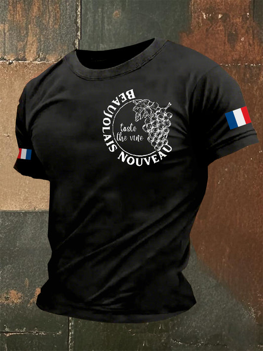 T-Shirt Vintage Imprimé Homme