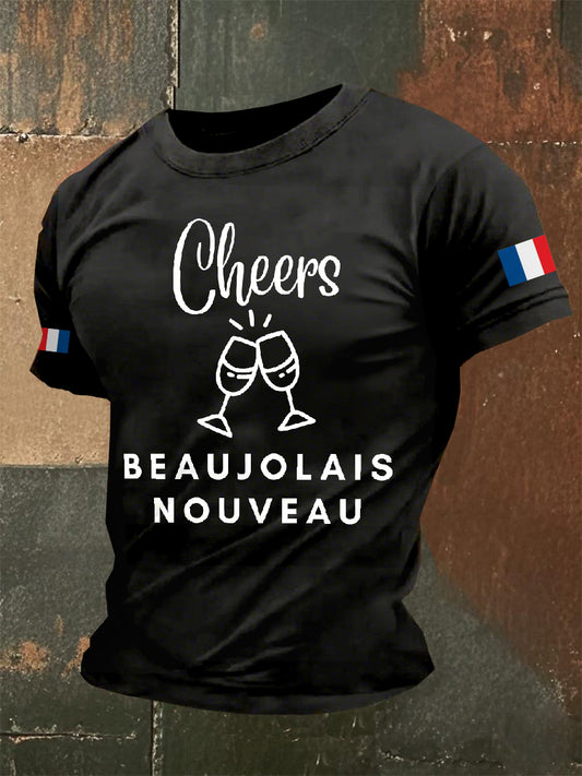 T-Shirt Vintage Imprimé Homme