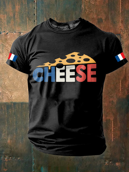 T-Shirt Vintage Imprimé Homme