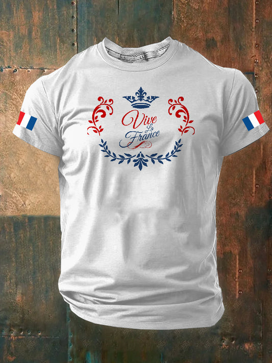 T-Shirt Vintage Imprimé Homme