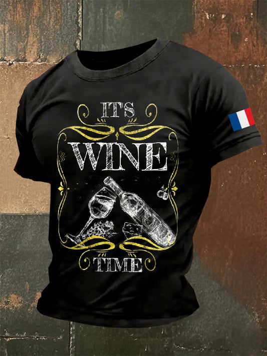 T-Shirt Vintage Imprimé Homme