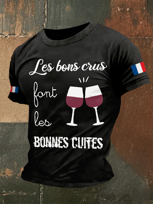 T-Shirt Vintage Imprimé Homme