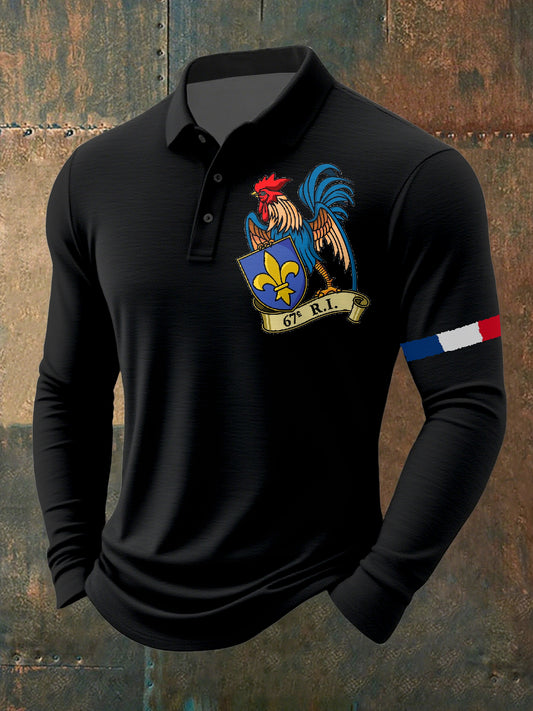 Polo Homme Imprimé Français