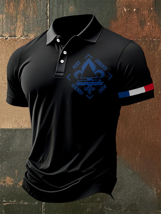 Polo Homme Imprimé Français