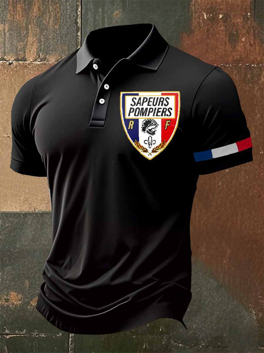 Polo Homme Imprimé Français