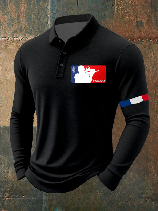 Polo Homme Imprimé Français