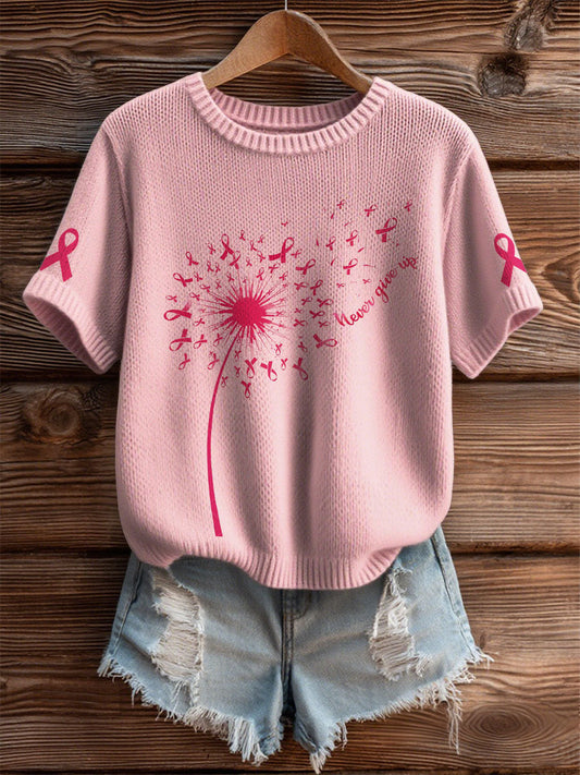 T-shirt sensibilisation au cancer du sein pour femme