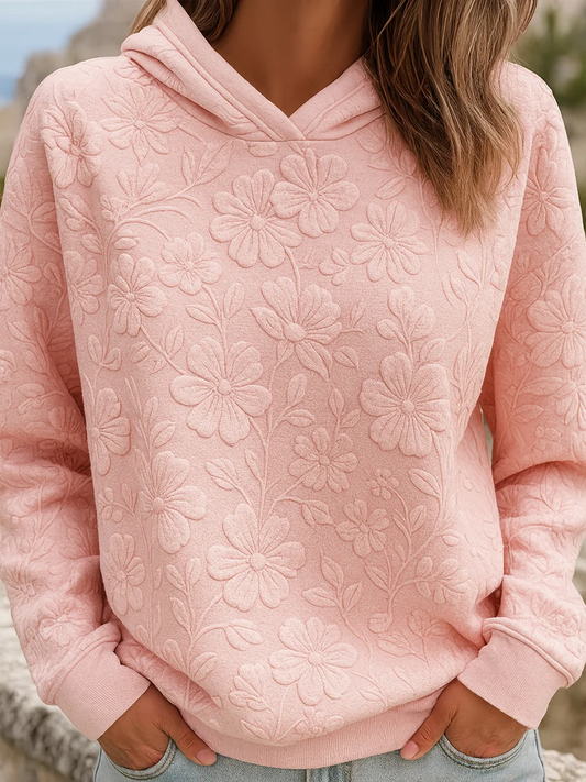 Sweatshirt Femme Rose Art Floral