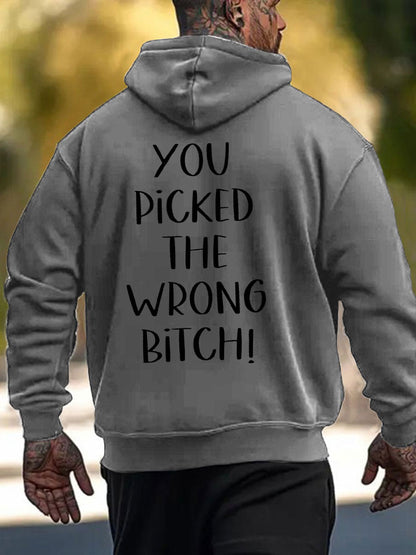 Cher cancer des hommes, vous avez choisi le mauvais sweat-shirts de chienne