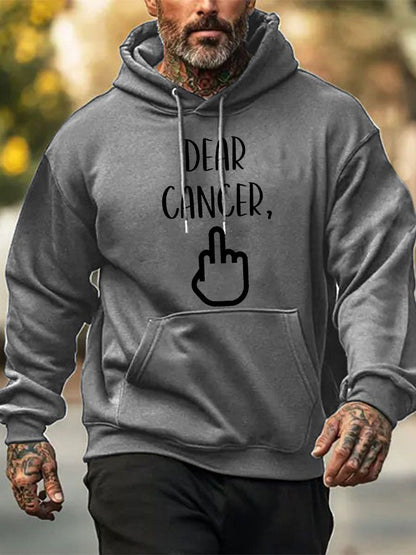 Cher cancer des hommes, vous avez choisi le mauvais sweat-shirts de chienne