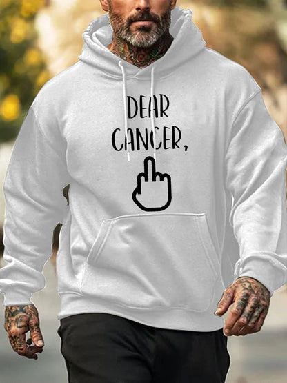Cher cancer des hommes, vous avez choisi le mauvais sweat-shirts de chienne