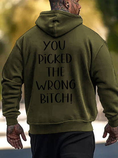 Cher cancer des hommes, vous avez choisi le mauvais sweat-shirts de chienne