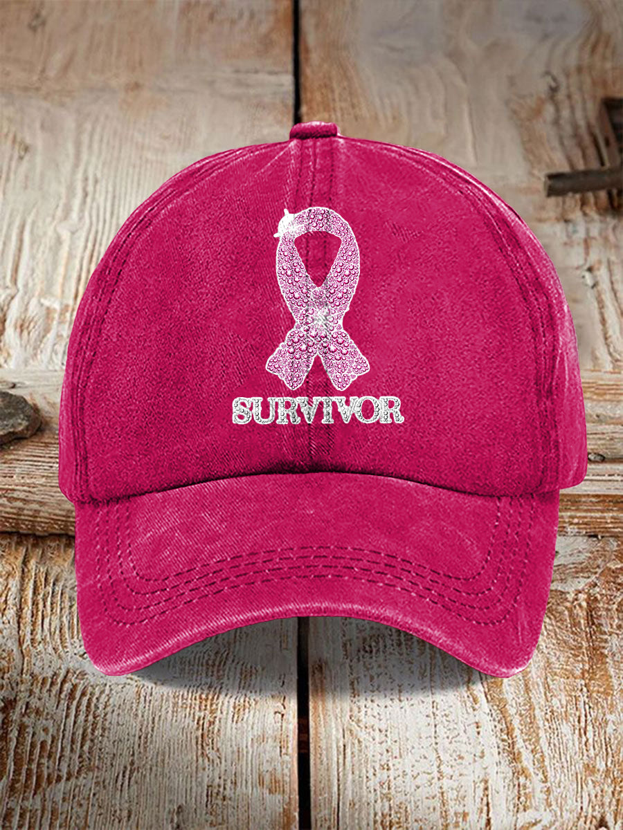 Casquette de baseball sensibilisation au cancer du sein