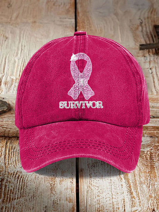 Casquette de baseball sensibilisation au cancer du sein