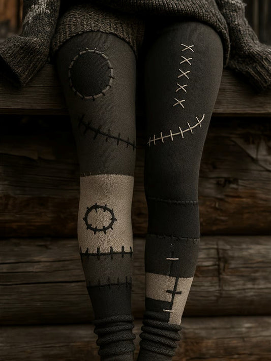 Femmes Halloween drôle Art imprimé Leggings
