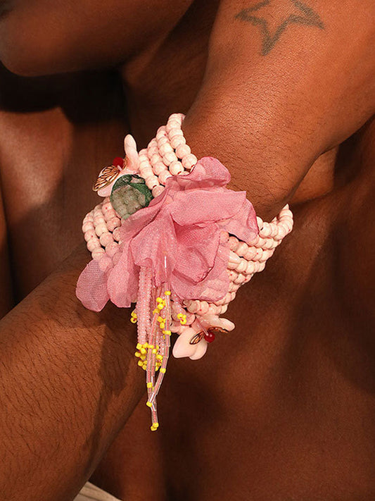Bracelets roses Fille du cancer du sein