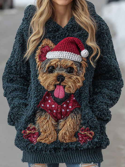 Hauts de chien de Noël des femmes
