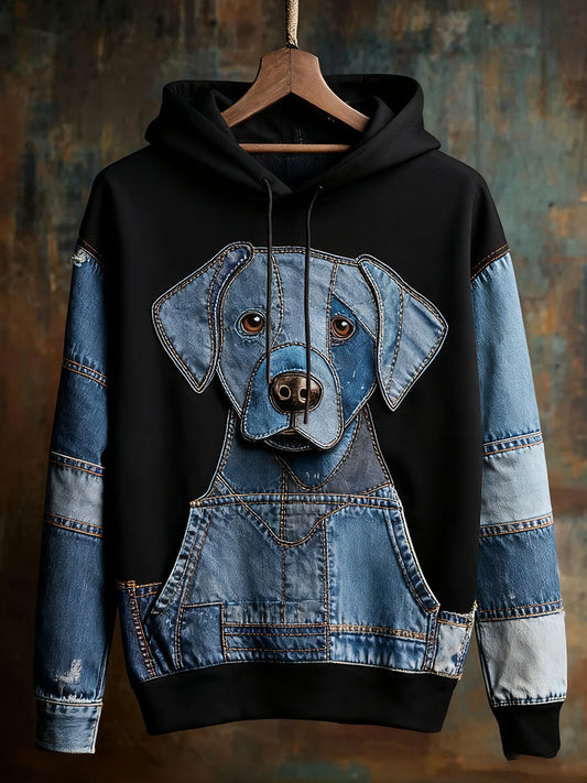 Unisexe Animal Art Print Casual Vintage Hoodie