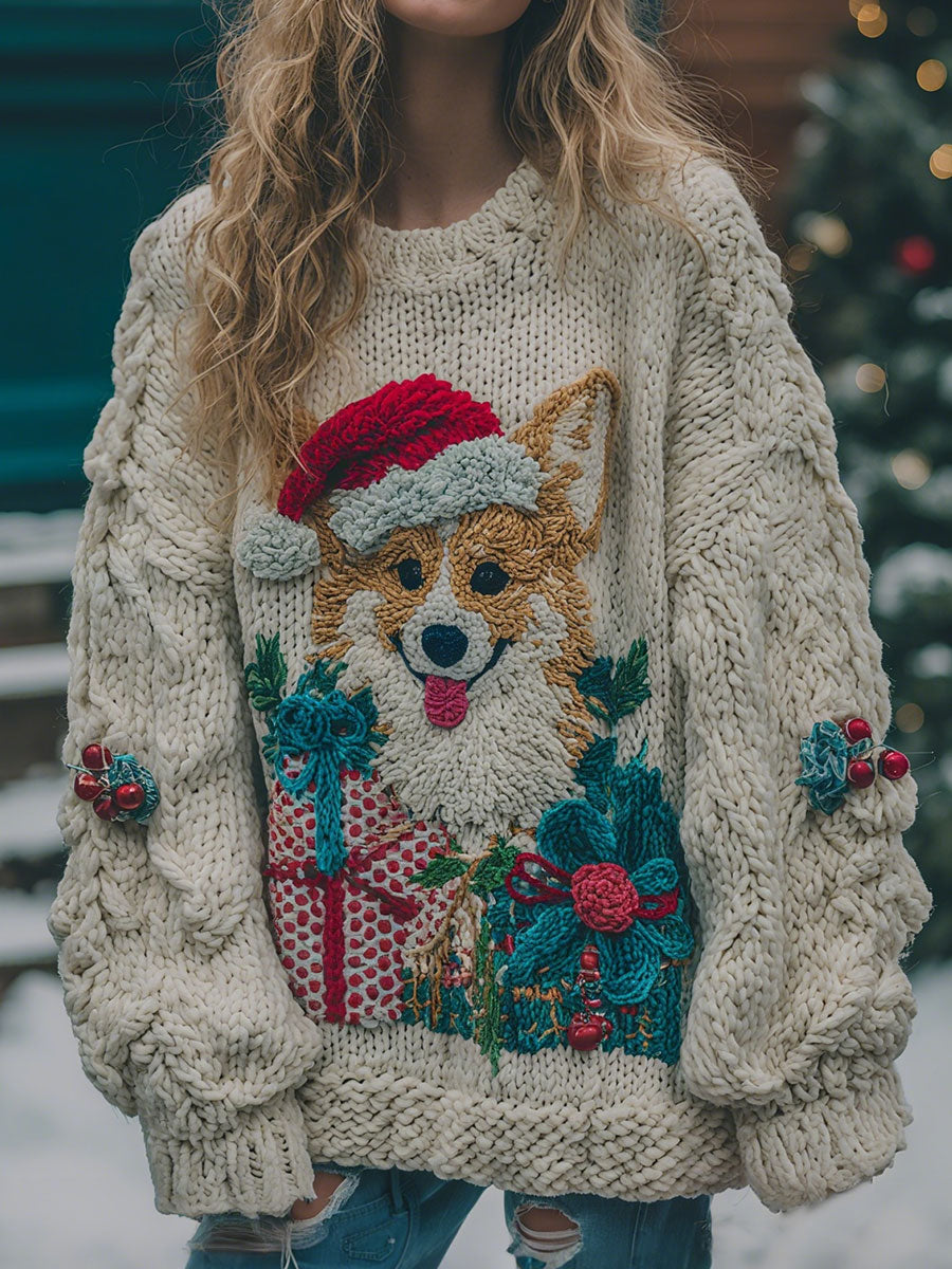 Hauts Corgi de Noël pour femmes