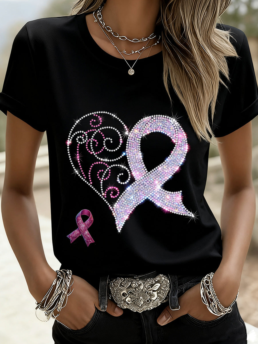 T-shirt commémoratif à imprimé animal pour femme