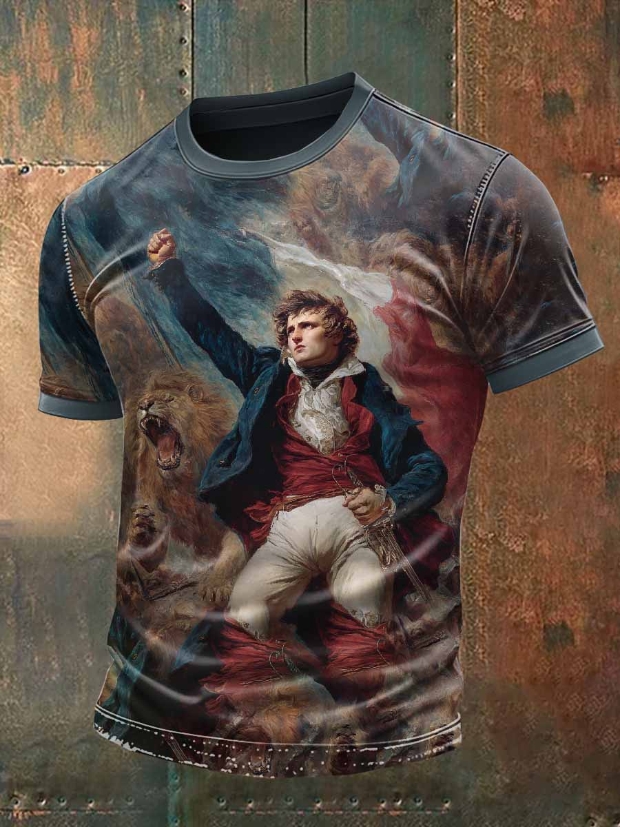 T-Shirt Décontracté Imprimé Vintage