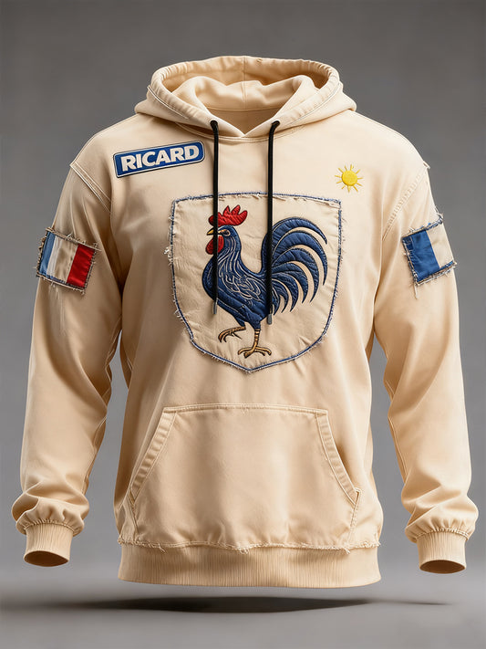 Sweat à capuche surdimensionné pour hommes avec poches