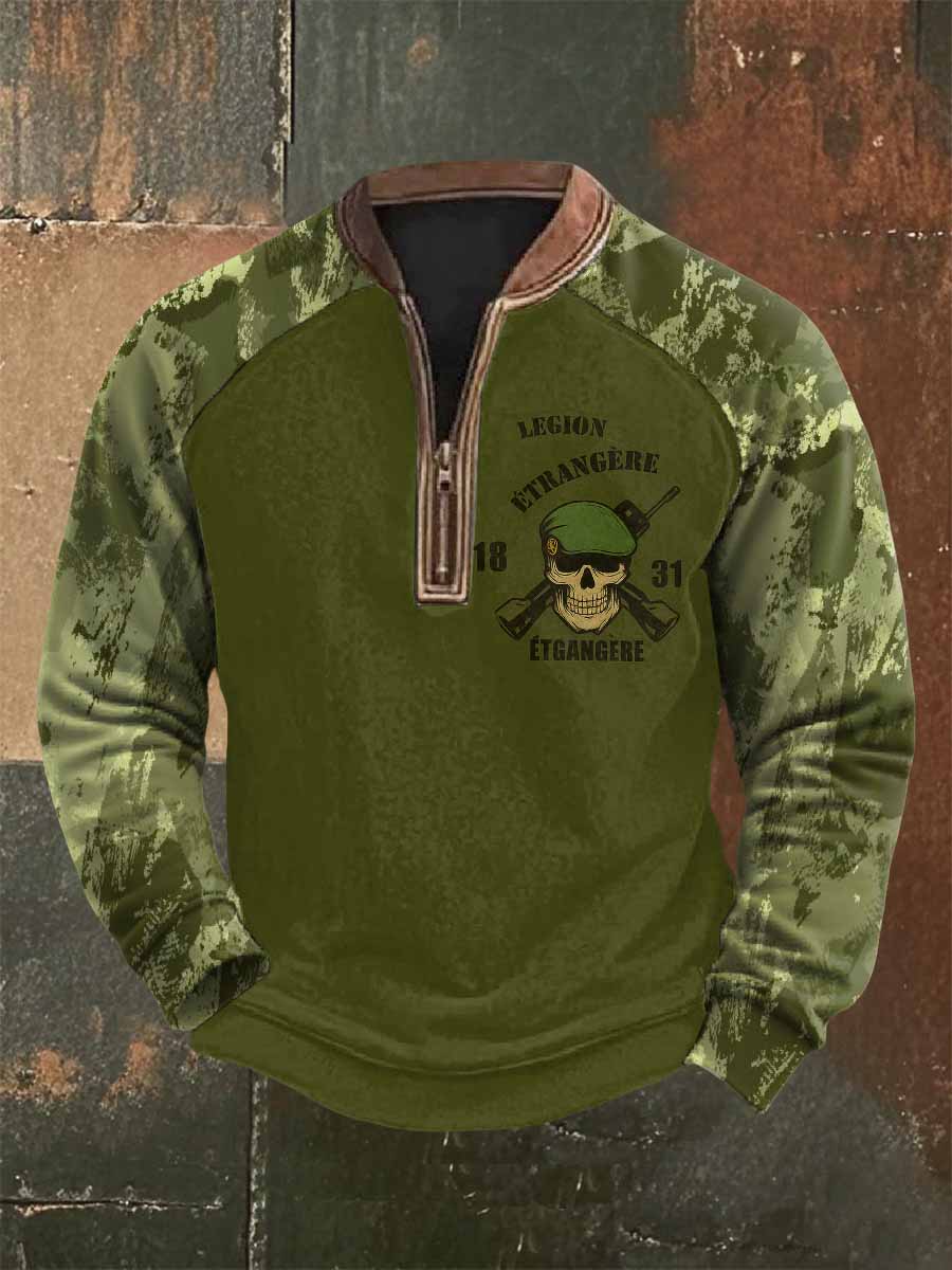 Sweat Vintage Légion Étrangère Française Imprimé