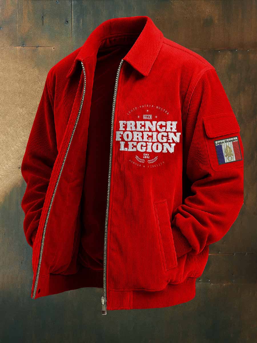 Veste À Imprimé Légion Étrangère Française Vintage