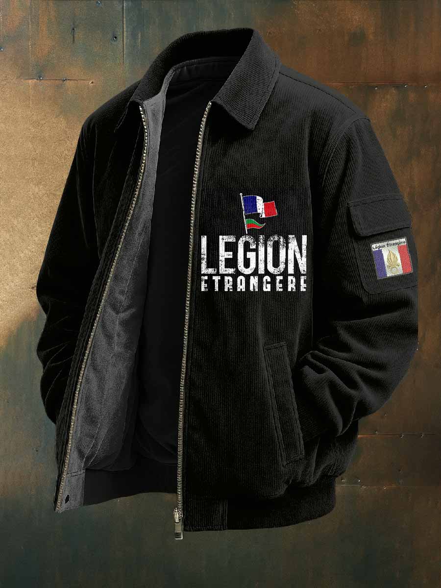 Veste À Imprimé Légion Étrangère Française Vintage