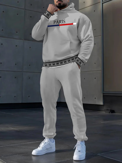 Hoodie occasionnel des hommes et l'ensemble de pantalon