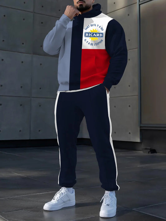 Hoodie occasionnel des hommes et l'ensemble de pantalon