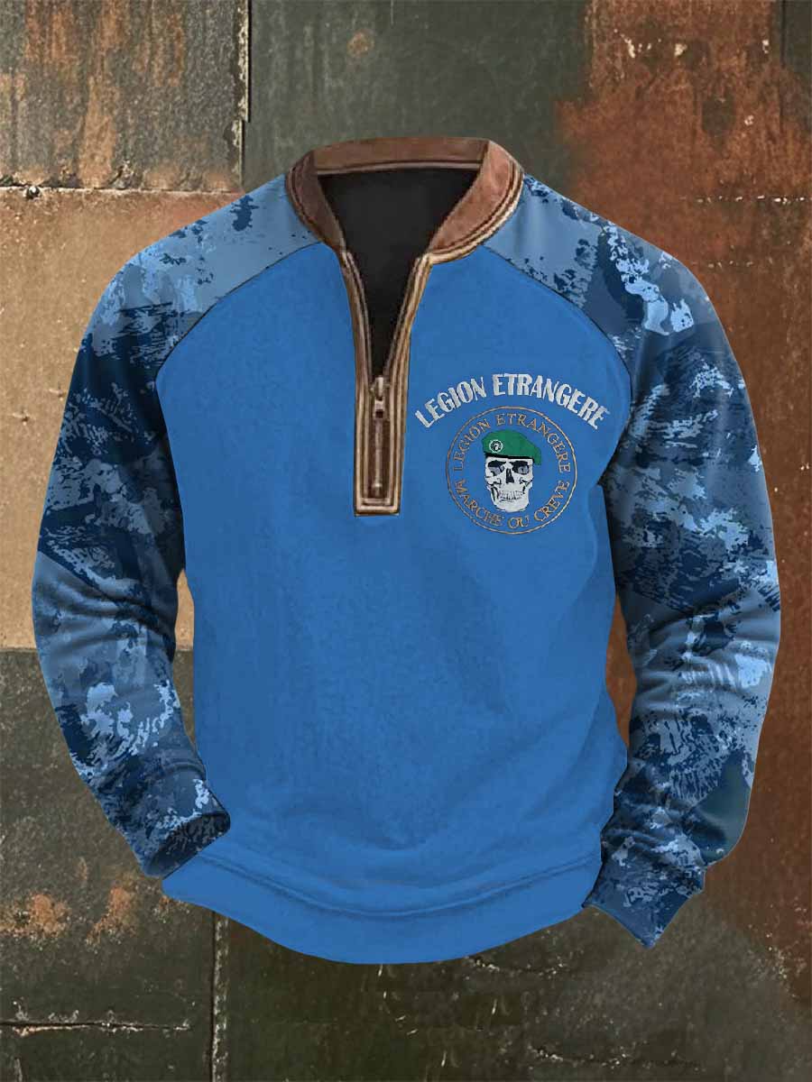 Sweat Vintage Légion Étrangère Française Imprimé