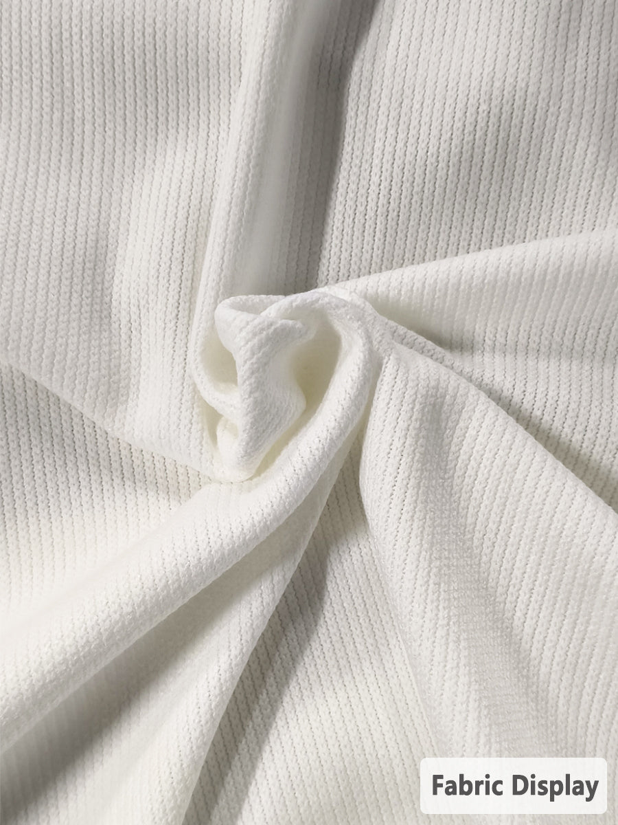 Femmes de Noël Mignon Chat Dormant Étoiles Art Col en V Haut Côtelé