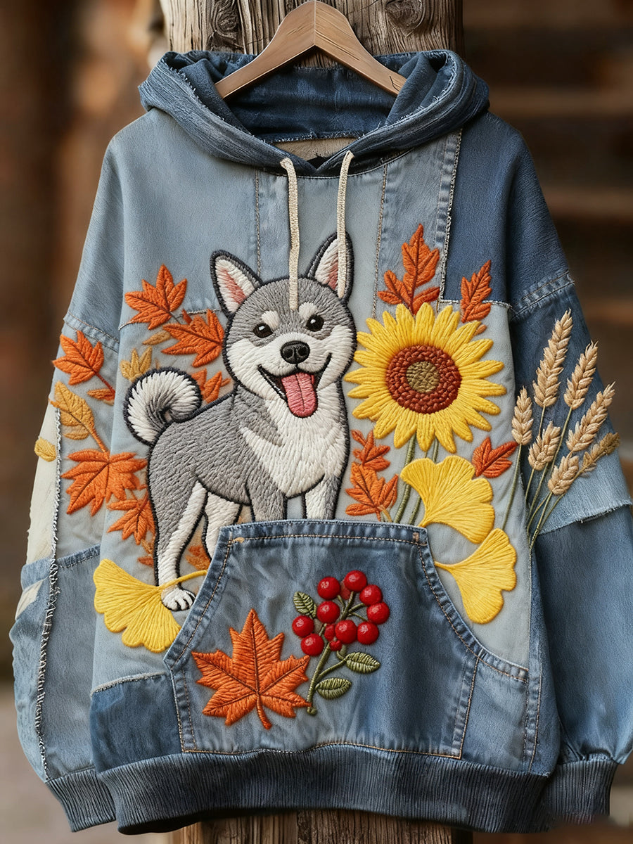 Unisexe Animal Art Print Casual Vintage Hoodie