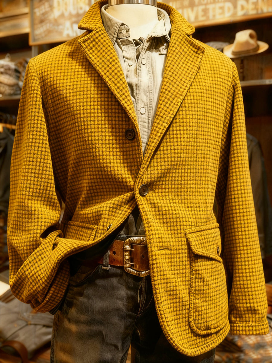 Veste décontractée à imprimé rayé automne et hiver pour hommes