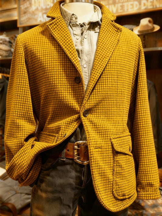 Veste décontractée à imprimé rayé automne et hiver pour hommes