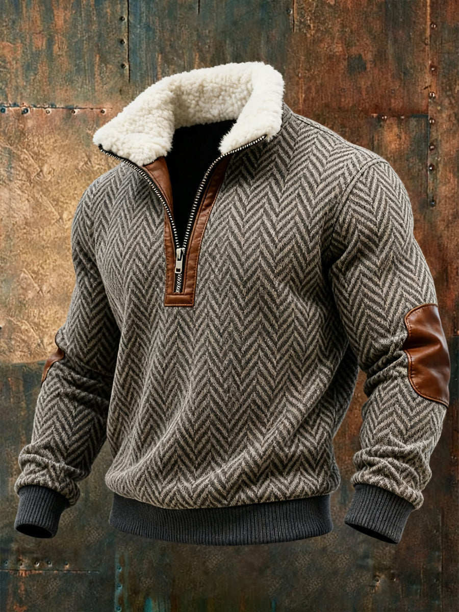 Sweat à capuche zippé pour homme