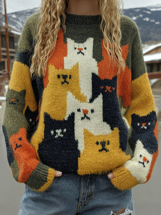 Hauts à imprimé chats pour femmes