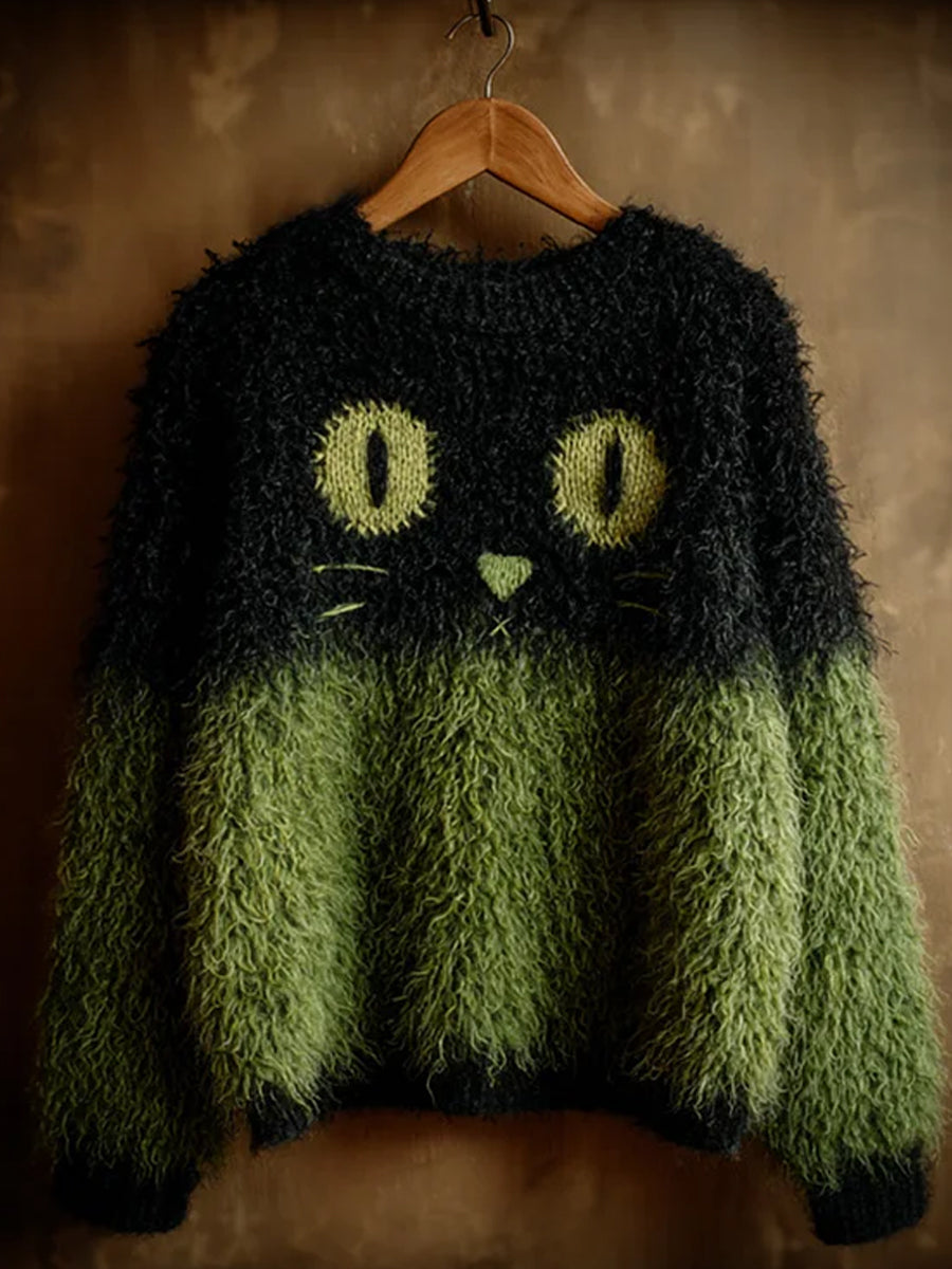 Top en flanelle décontracté à imprimé animal rétro pour femmes