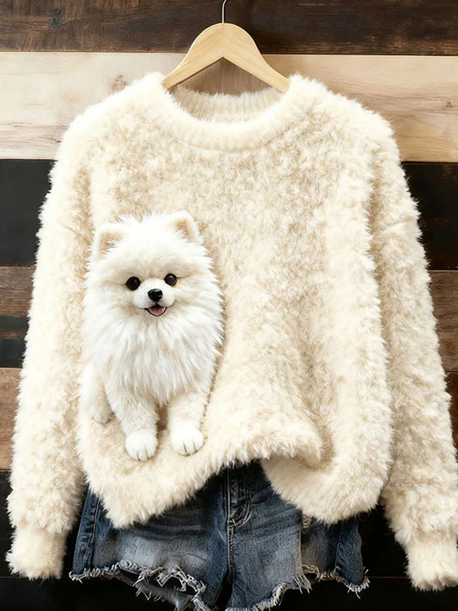 Top en flanelle décontracté à imprimé animal rétro pour femmes